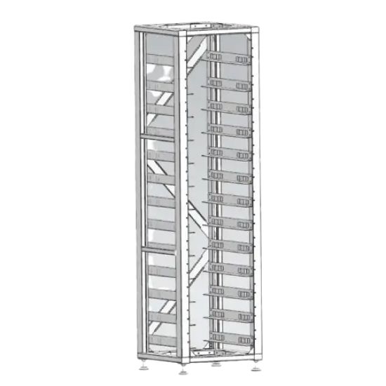 Стійка акумуляторна Deye BOS-G 3U-HRACK - Image 3